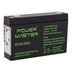 Powermaster 6 Volt 7 Amper 150x50x94 mm Akü
