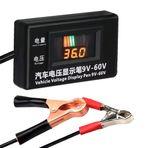 Powermaster 9-60V Otomotiv Lcd Dijital Devre Test Cihazi Gerilim Olcer Aku Test Cihazi