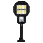 Powermaster CL-182-6 Hareket Sensörlü 48 Cob Ledli Solar Sokak Lambası - Şeffaf