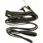 Powermaster Fully G-512AB 5 Metre 2 Rca + 2 Rca L-Tip Şaseli Oto Amfi Sinyal Kablosu - elektrik aksesuar - Siyah