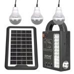 Powermaster Gd-999 Güneş Enerjili Solar Aydınlatma Sistemi 3 Ampullü Powerbank Özellikli Taşınabilir Kamp Seti