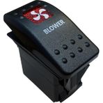 Powermaster Havalandırma Sembollu Lambalı Işıklı Araç On Off Aç Kapa Anahtar Düğme Oto Için 12-24 Volt Switch 3 Pinli
