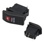 Powermaster Hidrafor Sembollü Işıklı 3 Pinli On-Off 12-24V Marin Switch