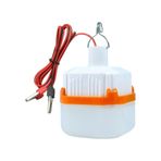 Powermaster HT-B11 12 Volt Beyaz LED Lamba Krokodil Maşalı Uçlu 21 Smd Ledli - Şeffaf
