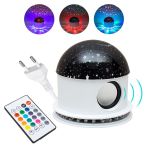 Powermaster HX-602 6 Watt Bluetooth Destekli Animasyonlu Hoparlör Beyaz Gece Lambası