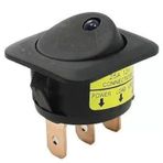 Powermaster IC-132D LEdli 3 Pin 25 Amper 12 Volt DC Kırmızı On-Off Anahtar