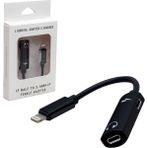 Powermaster Iphone Lightning Girisli Sarj Ve Kulaklik Cevirici Kablo Coklayici Donusturucu