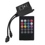 Powermaster IR Kontrol Kumandalı Renk Değiştiren Müziğe Sese Duyarlı Rgb Led Kontrol Cihazı