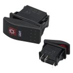 Powermaster Lamba Sembollü Işıklı 3 Pinli On-off 12-24v Marin Switch