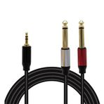 Powermaster Magicvoice LD360 3.5 mm Stereo Erkek 2x6.3 mm Mono Erkek 1.5 m Kablo