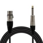 Powermaster Magicvoice LD379B 6.3 mm Mono Erkek + Canon Dişi 15 Metre Kablo