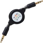 Powermaster Makaralı 3.5 mm Stereo Erkek Erkek Kablo