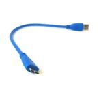 Powermaster Mavi 25 cm USB 3.0 Taşınabilir Harddisk HDD Kablosu