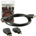 Powermaster MICRO HDMI HDMI*MİNİ HDMI HDMI HDMI 1,5 m 3'lü Set Kablo