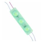 POWERMASTER MODÜL LED 12V 1.5W YEŞİL YANIP SÖNEN PARLAK TEK RENK 2835 69 X 16 MM IP65 160-180LM 160 DERECE (20 ADET)