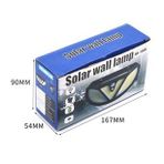 Powermaster MX-118B Cob Ledli Hareket Sensörlü Üç Modlu Solar Duvar Lambası