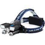 PowerMaster MX-501 5 Power Ledli Su Geçirmez 18650 Şarj Edilebilir Kafa Feneri - Siyah