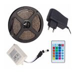 POWERMASTER OM-7 SİLİKONLU 5 METRE RGB ŞERİT LED ANİMASYON DEVRELİ + ADAPTÖR SET