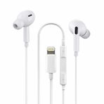 Powermaster PG3-7 Lightning Ekstra Şarj Girişli Mikrofonlu Kulaklık