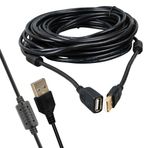 Powermaster Pm-11955 Usb 2.0 Siyah Chipset 10 Metre Usb Uzatma Kablosu