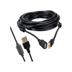 Powermaster Pm-11955 Usb 2.0 Siyah Chipset 10metre Usb Uzatma Kablosu