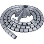 Powermaster PM-15942 22MM Spiral Kablo Toplayıcı Gri 1 Metre
