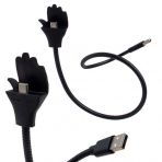 Powermaster PM-1667 Type-C-Usb Girişli Akrobatik Telefon Tutucu