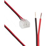 PowerMaster PM-16735 2 Pin 6X12MM Tek Yönlü Iğneli Neon Soketi Konnektör Kablo 12 Volt Fişi Aparatı (15 CM)
