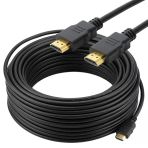 Powermaster Pm-18944 25 Metre Pasif Yüksek Hızlı Düz Hdmı Görüntü Kablosu Altın Kaplama Uçlu