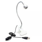 Powermaster PM-20042 COB LED Akrobat Mandallı USB 6500K Beyaz Masa Lambası