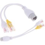 Powermaster PM-22487 Poe Combiner Mux Kablo RJ45 Giriş Power Over Ethernet Kablosu
