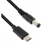 PowerMaster PM-23883 TYPE-C TO 5.5X2.5Mm 1 Metre Güç Kablosu