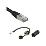 Powermaster Pm-24593 Erkek - Dişi Ip68 Su Geçirmez Rj45 Konnektör