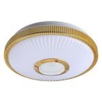 Powermaster PM-27332 Beyaz 34*8.5 cm 24 Watt Bluetooth Hoparlörlü Tavan Aydınlatma (AL-BL300) Tornavida Hediyeli - Şeffaf