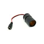 Powermaster Pm-28526 Dc 5.5X2.5mm Dişi - Oto Çakmak Soketi Çevirici Adaptör Kablosu
