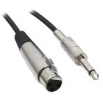 Powermaster Pm-2899 Hazır 6.3 Mm Erkek Jack - Xlr Dişi Canon 5 Metre Mikrofon Ara Kablosu