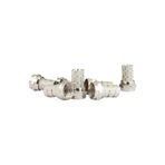 Powermaster Pm-30095 Rg58 Mini - İnce Koaksiyel Kablo İçin F Konnektör (100'Lü Paket)