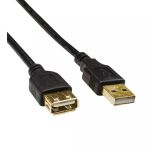 Powermaster Pm-31240 Gold Uç 10 Metre Usb 2.0 Erkek-Dişi Uzatma Kablosu