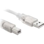 Powermaster Pm-3267 3 Metre Şeffaf Mavi Usb 2.0 Yazıcı Kablosu