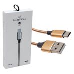 Powermaster PM-3799 Type-C 2.1A 1 mt Şarj ve Data Kablosu