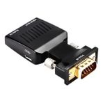 Powermaster Pm-4276 Vga To Hdmı Görüntü Ses Çevirici Audio Girişli Adaptör 1080Hd 5V1a Mini Usb Güç Girişli