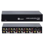 Powermaster PM-4832 8 Port Video Audio Splitter