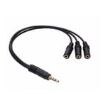 Powermaster PM-4871 3 Port 3.5 mm Splitter Kulaklık Mikrofon Çoklayıcı Çevirici Dönüştürücü Adaptör
