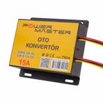 Powermaster PM-7904 24-12 Volt 15 Amper Oto Konvertör