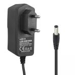 Powermaster Pm-8118 12 Volt - 1 Amper 5.5x2.5 mm Uçlu Plastik Kasa Priz Tipi Adaptör