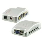 Powermaster Pm-983 Bnc S-Video Vga Dan Vga Ya Görüntü Dönüştürücü 1080P Destekli