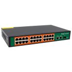 Powermaster Poe24+2 300 Watt 10 100 1000 Mbps Poe Ethernet Gigabit Switch 24 Port Kolay Kurulum