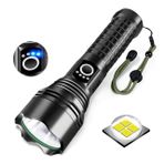 Powermaster Relax-30 P50 Su Geçirmez Zoomlu Flash Özellikli Şarjlı Metal Kasa Profesyonel El Feneri
