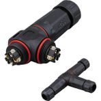 Powermaster Rj45 4 Pinli Telli Konnektör Su Geçirmez İnternet Soket Girişli Konnektör Ethernet Kablo Ucu