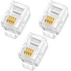 Powermaster Rj9 4p/4c İnce Telefon Soketi ( 100lük Paket)( Ahize Kablosu Soketi)